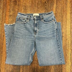 Abercrombie jeans. Vintage straight high rise. 27